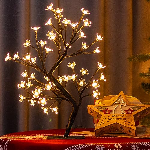17.5 Inch Lighted Cherry Blossom Tree