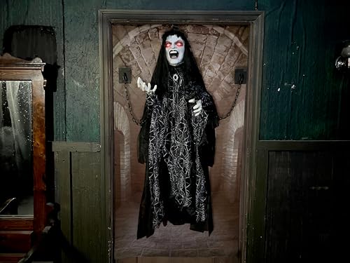 4.3 Ft. Animatronic Demon Widow Door Greeter