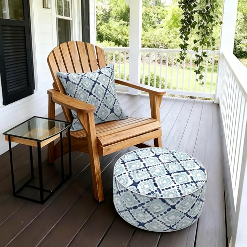 Inflatable Stool Ottoman Footrest with Handle