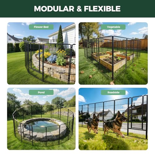 No Dig Garden Fence
