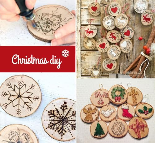 30 Pcs Wood Slices for Crafts (30 Count)