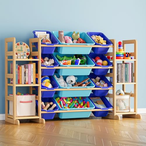 Toy Storage Organizer with 6 Shelves and 12 Bins (6 Count)