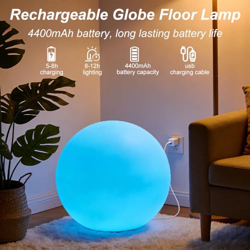 Large Outdoor LED Globe Orb Light