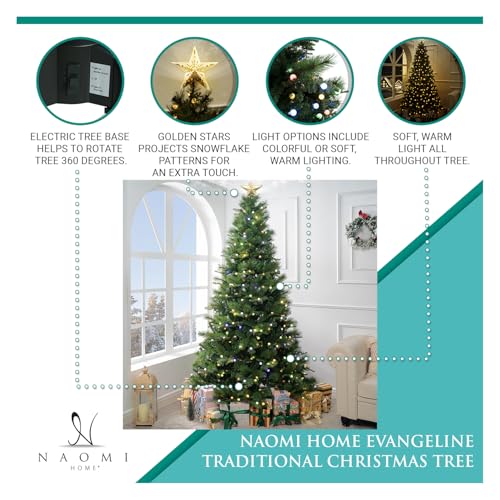 Evangeline 7.5 ft Green Rotating Pre
