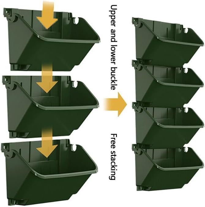Self Watering Wall Mounted Planter Set (8 Count)