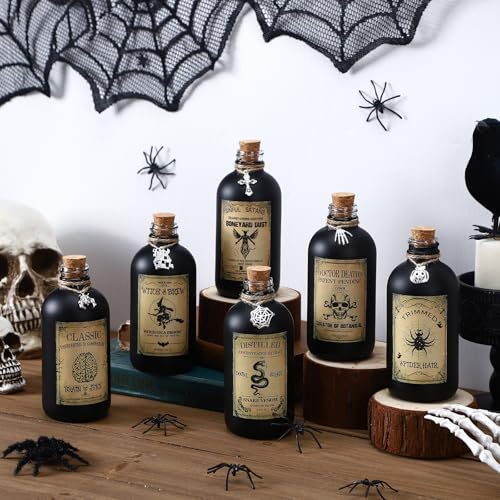 31 Pcs Halloween Potion Bottles Set with Cork (31 Count)