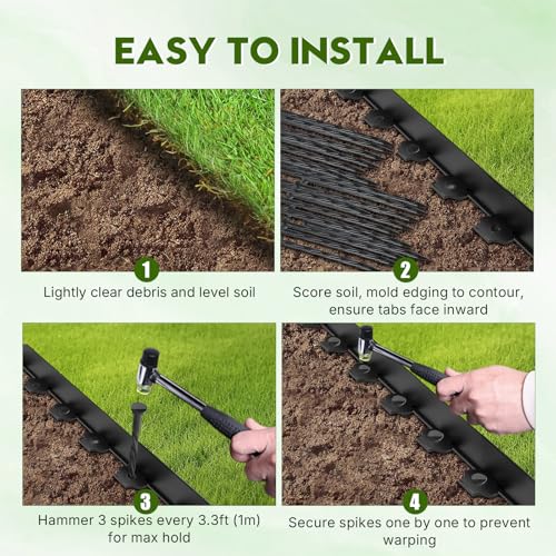 No Dig Landscape Edging 33FT