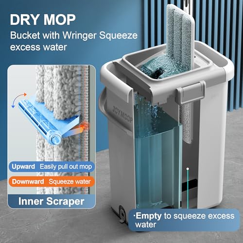 Mop and Bucket Set for Floor and Wall Cleaning