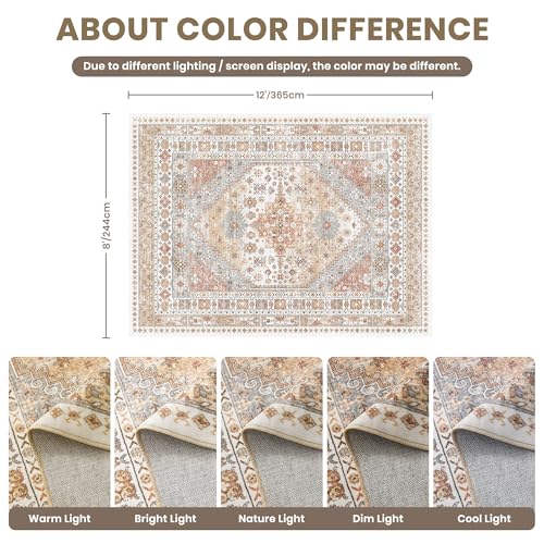 8x12 Area Rugs for Living Room (96 Sq Ft)