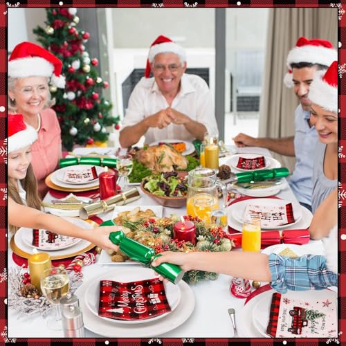 240 Pcs Christmas Paper Napkins Merry Christmas (240 Count)