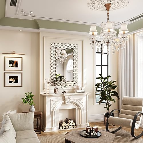 24"x36" Jeweled Luxury Rectangle Decorative Wall Mirror (172 Count)