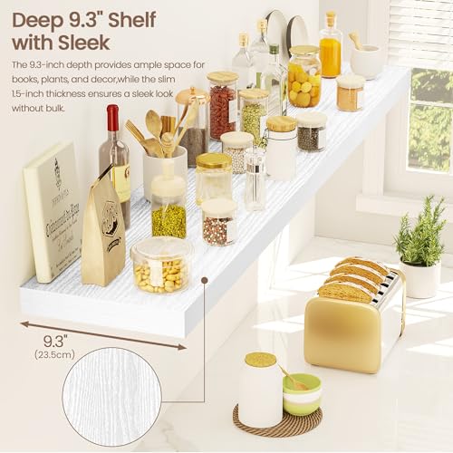 Floating Shelves 9 inch Deep 48”Long Set of 1