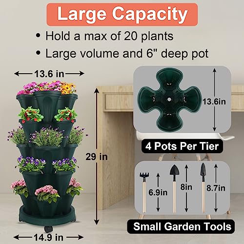 Stackable Polypropylene Planters