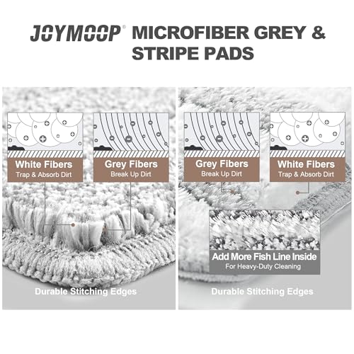 Microfiber Replacement Pads for 13" Flat Mop System (2 Count)