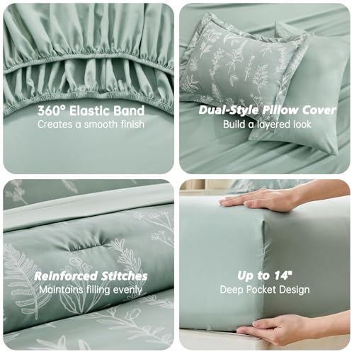 King Comforter Set 7 Pieces