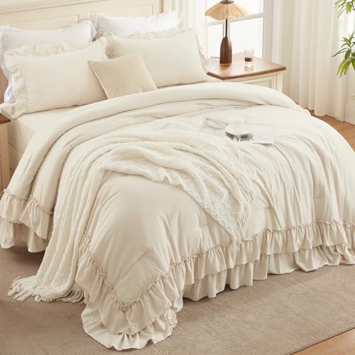 Beige California King Comforter Set
