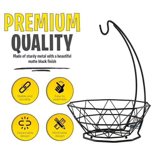 Fruit Basket with Banana Hanger