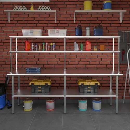 96 Inch Double Tier Overshelf