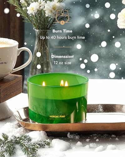 Luxury Pine Soy Candle (12 Ounce)
