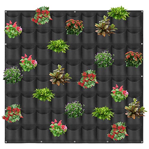 72 Pockets Hanging Planter Bags (72 Count)