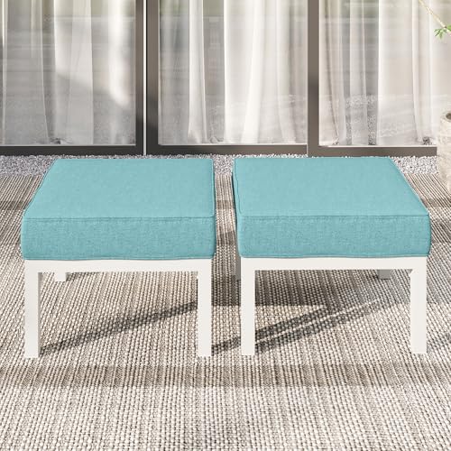 Outdoor Footstools Patio Ottoman Set of 2 (2 Count)