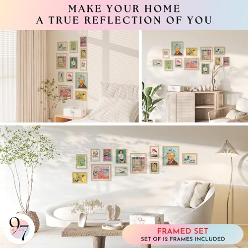Eclectic Maximalist Wall Art (16 Count)