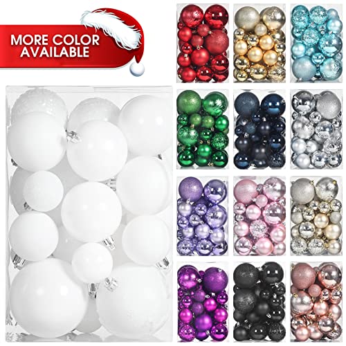 Christmas Ball Ornaments for Christmas Decorations (45 Count)