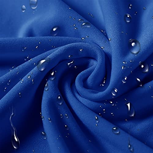 Royal Blue Waterproof Polyester Spandex Chair Cover