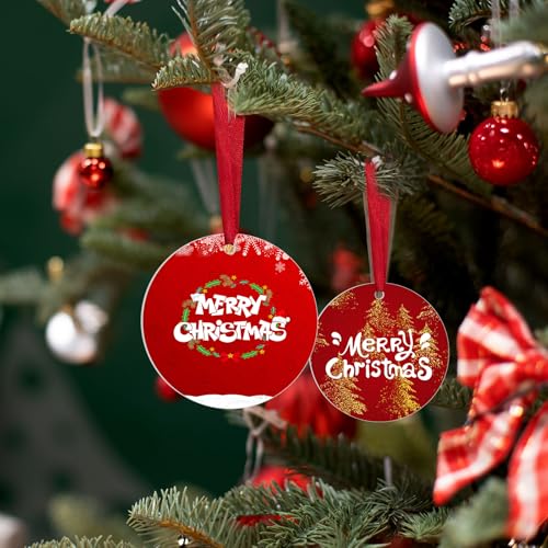 36 pcs Metal Sublimation Ornament Blanks (36 Count)