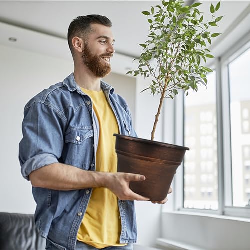 Plant Planters Pots Set of 4 Pack 11 Inch (4 Count)