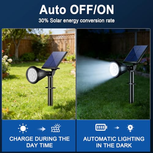 Solar Lights Outdoor Waterproof Flag Spotlights 10 Pack (10 Count)