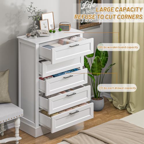 White Dresser for Bedroom
