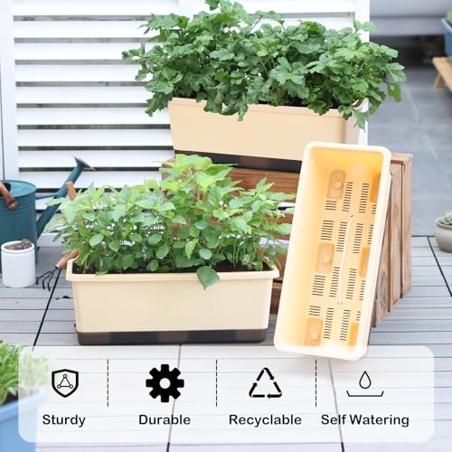 Window Box Planter 8 Pcs (8 Count)