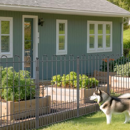 10 Panels Garden Fence with Gate (10 Count)