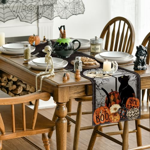 210 GSM Halloween Table Runner Home Party Decor 13x120 Inch