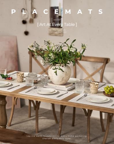 Pale Beige Placemats Set of 6 (6 Count)