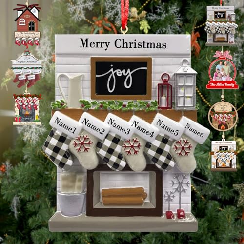 Personalized Christmas Ornaments with Names of 2
