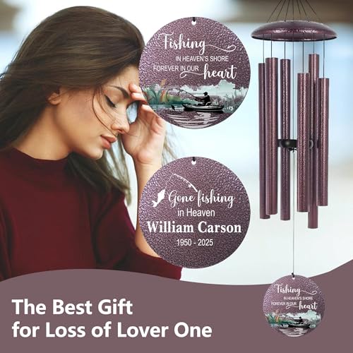 Memorial Wind Chimes for Loss Dad