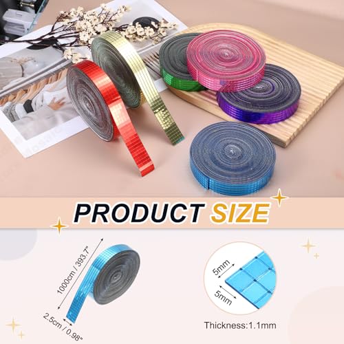5x5mm Self Adhesive Mirrors Mosaic Tiles (10000 Count)