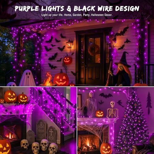 Purple Halloween Lights (13 Foot)