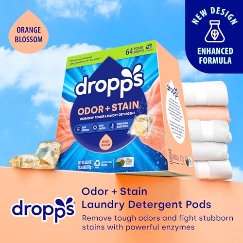 Odor & Stain Laundry Detergent Pods (64 Count)