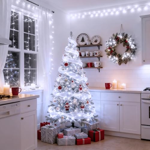 White Christmas Lights Indoor Outdoor (150 Count)