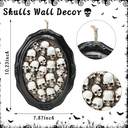 10.2" Halloween Skull Decorations