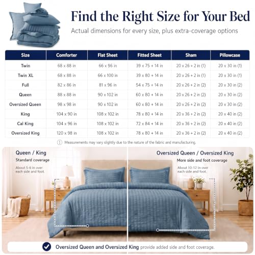 Oversized King Comforter Set 120x98 7