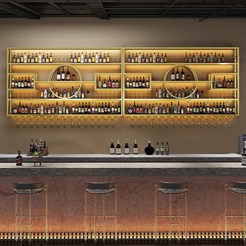110in Large Wall Mounted Wine Rack