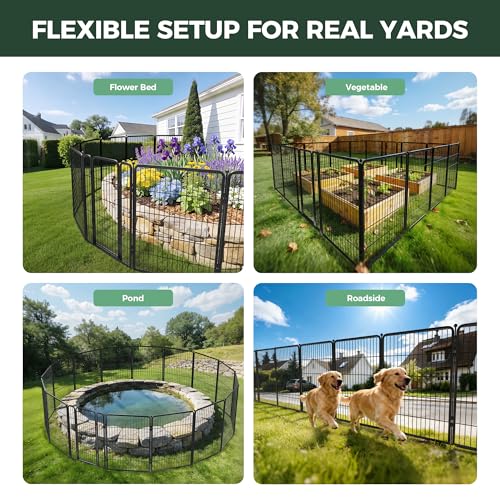 No Dig Garden Fence (118.54 Sq Ft)