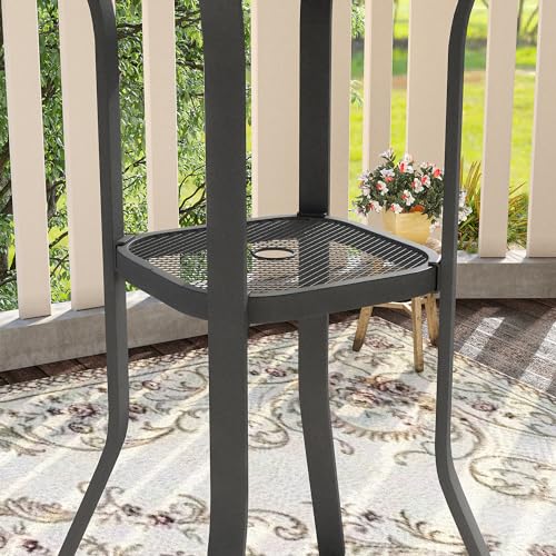 35.5" Round Outdoor Bar Table