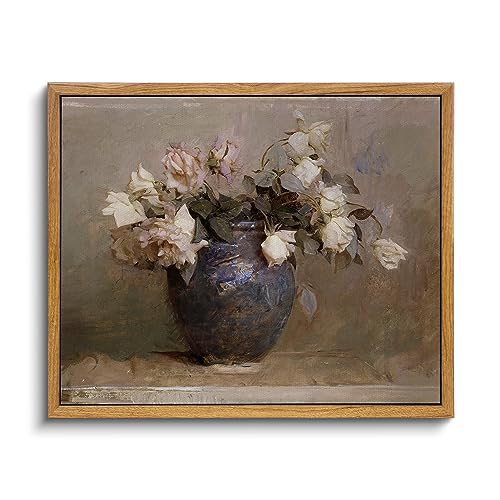Framed Canvas Wall Art Vintage Decor