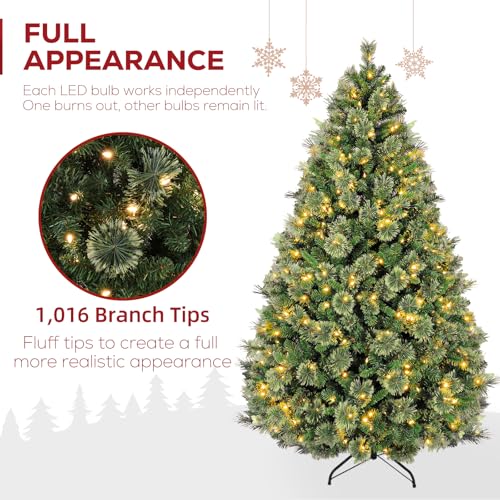 6 ft Prelit Christmas Tree with Pine Needle
