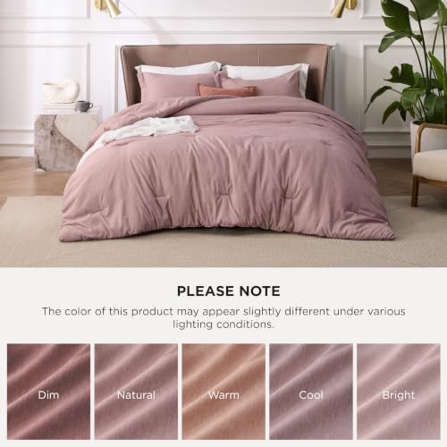 Dusty Pink Twin Comforter Set